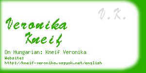 veronika kneif business card